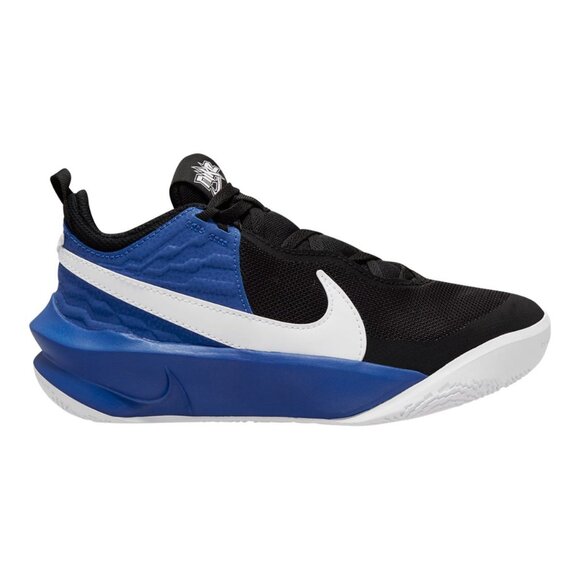 BRAND NEW Nike Boys Team Hustle D10 GS 'Black Game Royal' - Picture 1 of 4